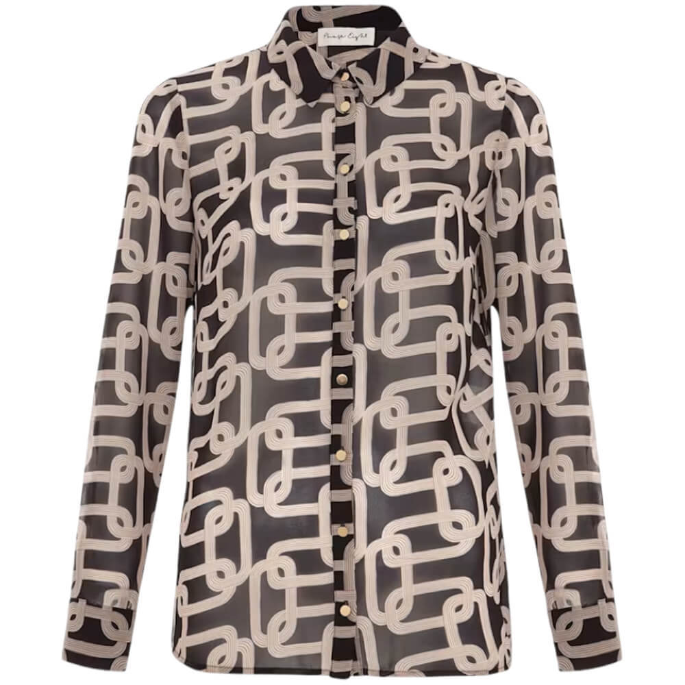 Phase Eight Cora Chain Print Shirt